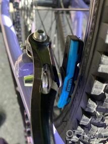 img 6 attached to Профессиональные велосипедные тормозные колодки, набор профессиональных V-образных тормозных колодок Alritz 6PCS для универсального переднего и заднего колеса дорожного горного велосипеда, без шума