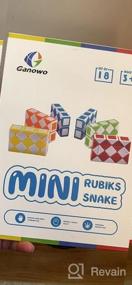 img 5 attached to Ganowo 30 Pack Party Favor, Medium Fidget Snake Cube Twist Puzzle Игрушки для детей Подростки Чулки Stuffers Массовые товары для дня рождения Goodie Bags Fillers (Rainbow)
