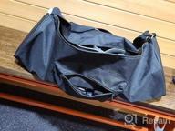 img 1 attached to Large Yoga Mat Bag & Carrier - Compact With Pockets, Fits Most Mats, Extra Wide, Adjustable Strap | YogaAddict review by Terry Paige