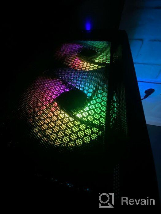 img 1 attached to 🌙 Pccooler Moonlight Series PC-3M120 RGB LED Computer Case Fan - PWM PC Cooling Fan for PC Cases and CPU Coolers - Dual Light Loop Quiet Fan with Multiple Light Modes, Including Controller review by Ghazanfar Ali ᠌