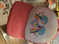 img 1 attached to JP DOoDLES Unicorn Hat Kids Trucker Hat 🦄 with Baseball Mesh Back, Ideal for Babies, Toddlers, and Youths review by Djmikis Parker