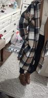 img 1 attached to Women'S Wool Blend Plaid Shacket Jacket - Hixiaohe Casual Button Down Coat review by Giles Lacoste
