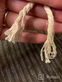img 5 attached to 3Mm X 220Yd Natural Cotton Macrame Cord For Handmade Plant Hanger Wall Hanging Craft Making - ZOUTOG