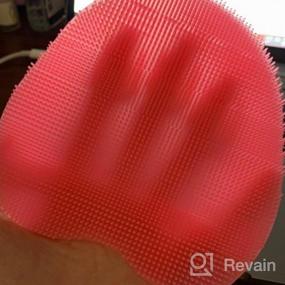 img 6 attached to INNERNEED Food-Grade Silicone Body Cleansing Brush Shower Scrubber Gentle Exfoliating Glove, For Sensitive, Delicate, Dry Skin (Blue)