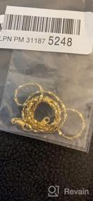 img 5 attached to 24k Real Gold Plated Twisted Nugget Chain Necklace by Lifetime Jewelry - 1.2mm