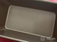 img 1 attached to Perfectly Baked Loaves With Our Non-Stick Gold Aluminum Bread Toast Mold - Deep Loaf Pan With Corrugated Design (8.26X4.7X4.3INCH) review by Russell Ross