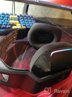 img 1 attached to Renewed Logitech G733 Lightspeed Wireless Gaming Headset with Suspension Headband, 🎧 LIGHTSYNC RGB, Blue VO!CE Mic Technology and PRO-G Audio Drivers - Black review by Aneta Patryk (Anetka ᠌