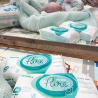 img 1 attached to Pampers Aqua Pure Wipes: Four-Pack for Gentle and Effective Baby Care review by Agata Kowalik ᠌