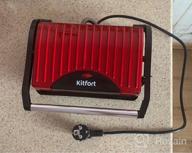 img 1 attached to Sandwich maker Kitfort KT-1609 Panini Maker, red review by Felicja Zajc ᠌