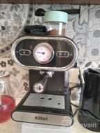 img 1 attached to Rozhkovy coffee maker Kitfort KT-702, black review by Micha Jwiak ᠌