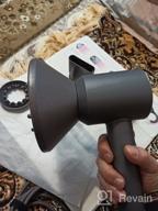 img 2 attached to 💨 iHair-1600 Super Hair Dryer: Professional 1600W Dryer with 3 Modes, 5 Magnetic Nozzles, Air Ionization - Gray review by Edyta Dobrzaska ᠌