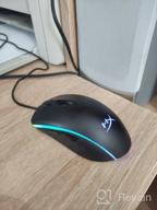 img 1 attached to HyperX Pulsefire Surge - RGB Wired Gaming Mouse with Pixart 3389 Sensor 🖱️ up to 16000 DPI, 6 Programmable Buttons, Ergonomic Design, Compatible with Windows 10/8.1/8/7 - Black review by Bhavin Tharwani ᠌