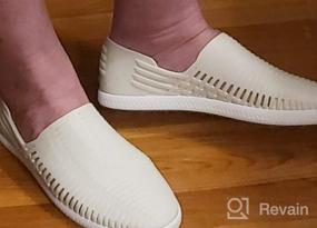 img 5 attached to Stay Comfortable and Stylish with People Footwear Unisex Slipper in White