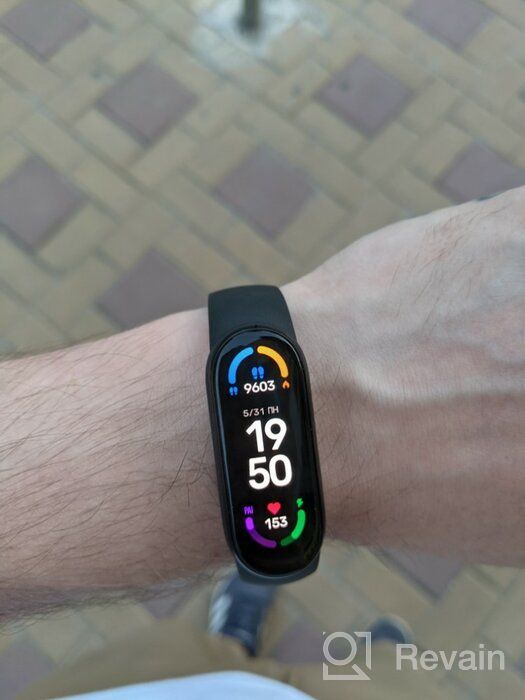 img 1 attached to Smart Xiaomi Mi Smart Band bracelet 6RU, black review by Adisorn Nasa ᠌