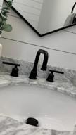 img 1 attached to Upgrade Your Bathroom With WOWOW 8-Inch Widespread High Arc Faucet review by Jacob Fish
