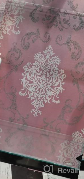 img 1 attached to QIHANG 3D Damask Pearl Powder Wallpaper Roll - European Style, Purple & Red Color 0.53M X 10M = 5.3㎡ review by Todd Worley