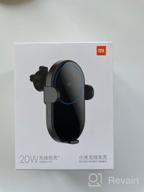img 2 attached to Xiaomi Wireless Car Charger 20W Black Wireless Charger Holder review by Ada Holf ᠌