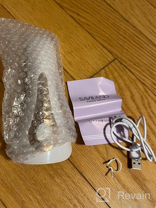 img 1 attached to Saviland 240PCS Gel Nail Kit With U V Lamp, No Need File Soft Tips And Glue For Long Coffin Full Cover French Manicure DIY At Home Or Salon review by Jay Mitchell