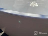 картинка 1 прикреплена к отзыву FerdY Tamago 55 - Отдельностоящая овальная акриловая ванна глянцевого белого цвета с сертификацией CUPC и сливным узлом из полированного никеля от Victor Halla
