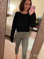img 1 attached to Stylish And Functional: Mippo Long Sleeve Crop Tops With Open Back For Women'S Workout Sessions review by Chris Harrington