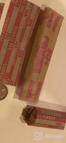 img 5 attached to Assorted Flat Coin Papers Bundle For Quarters, Nickels, Dimes, And Pennies - 440 Pack Of Coin Roll Wrappers
