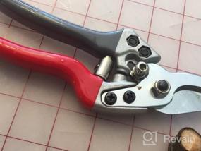 img 6 attached to YAMATIC Garden Pruning Shears 2 Pack - Bypass Pruner & Straight Scissors For Cutting Flowers, Trimming Plants, Bonsai, Fruits Picking