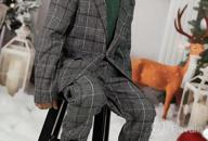 img 1 attached to Boys' Classic Casual Plaid Blazer Outfits in Suits & Sport Coats - Perfect for Stylish Wardrobe review by Matt Morrison
