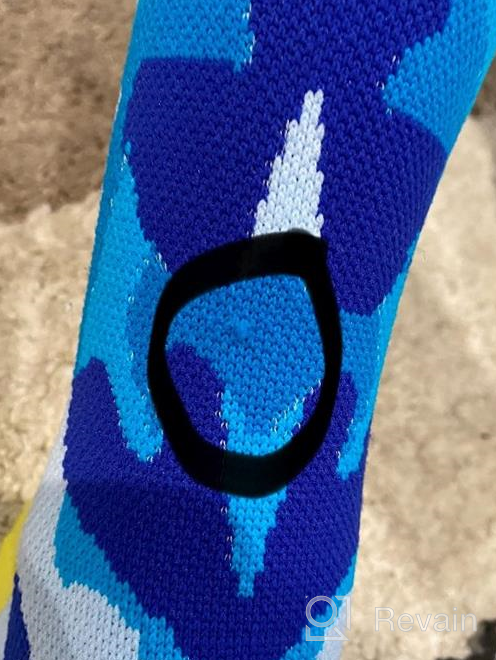 img 1 attached to 🧦 AII Kids' Knee High Ski Socks – Ideal Snowboard Socks for Skiing & Outdoor Cold Weather (2-3 pairs) review by Jasmine Leon