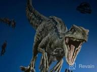 img 1 attached to RoomMates RMK3799GM Velociraptor Giant Peel And Stick Wall Decals For Jurassic World Fallen Kingdom-Themed Rooms review by Sean Xayamonty