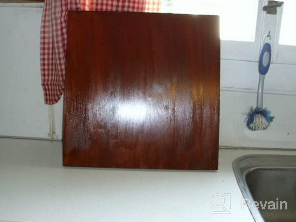 img 1 attached to SamaN Interior One Step Wood Seal, Stain And Varnish – Oil Based Odorless Dye & Protection For Furniture & Fine Wood (Aged Oak SAM-307, 32 Oz) review by Ryan Richards