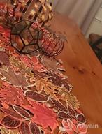 img 1 attached to Fall In Love With Simhomsen'S Set Of 4 Embroidered Leaves Table Mats For Thanksgiving And Autumn Decorations! review by Melanie Williams