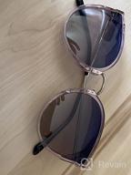 img 1 attached to Chic And Protective: SUNGAIT'S Oversized Polarized Cat Eye Sunglasses For Women review by Mark Young