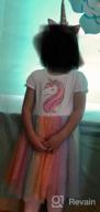 картинка 1 прикреплена к отзыву Радужное платье-пачка с единорогом для девочек-цветочниц, идеальный наряд для дня рождения и особых случаев - JerrisApparel от Kevin Overturf