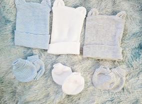 img 6 attached to Мягкие милые детские шапочки для новорожденных Aablexema для новорожденных от 0 до 3 месяцев