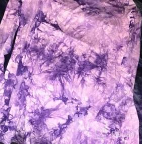 img 5 attached to DJT Women'S Stylish Tie-Dyed Tunic Top With Flattering Hankerchief Hemline