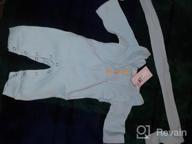 img 1 attached to Adorable Cotton One Piece Ruffle Romper For Fall/Winter - HZYKOK Newborn Baby Boy Girl Clothes review by John Butler