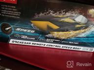 img 1 attached to SYMA Q9 RC Boat For Kids - 10Km/H Speedboat, Double Power & Low Battery Reminder review by Marc Burke