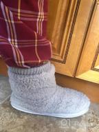 img 1 attached to Women'S Slipper Booties: Comfortable Soft Lining & Rubber Sole For Winter Wear! review by John Surabhi