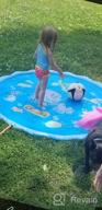 img 1 attached to Fun-Filled Outdoor Playtime With QPAU Splash Pad: The Perfect 68" Sprinkler Pool For Kids, Dogs And Family review by Chad Jeffries