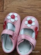 img 1 attached to Femizee Fashion Leather Flats: The Perfect School Uniform Shoes for Toddler Girls review by Jana Johnson