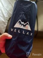 img 1 attached to WELLAX Ultralight Air Sleeping Pad: Inflatable Mattress For Backpacking, Traveling, Camping & Hiking - Includes Repair Kit & Carry Bag! review by Greg Muiznieks