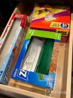 img 1 attached to Kitchen Drawer Organizer Set - Delamu Ziplock Bag Organizer With Foil And Plastic Wrap Cutter - 5 Plastic Bag Dispensers For Gallon, Quart, Snack, And Sandwich Bags review by Amir Tune