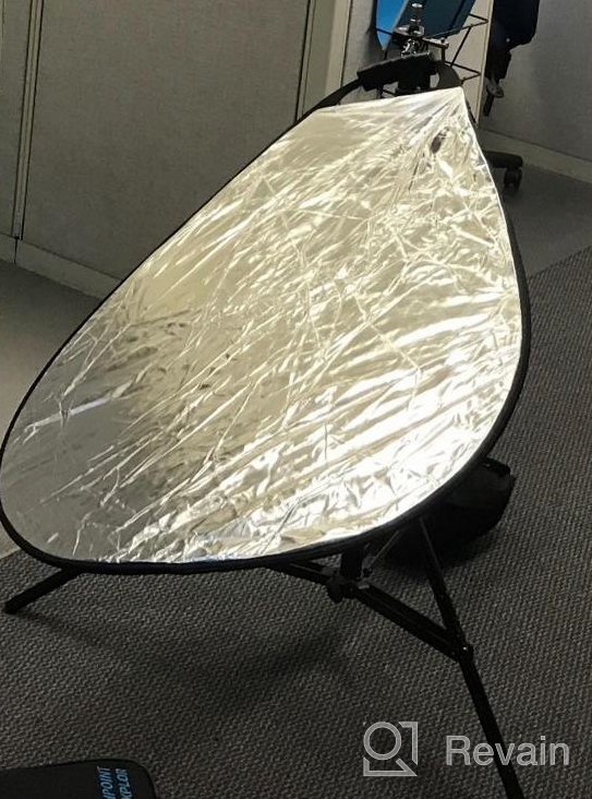 img 1 attached to Selens 32X48 Inch Oval Reflector With Handle For Improved Photography Lighting - 5-In-1 Solution For Studio And Outdoor Use review by Derrick Duck
