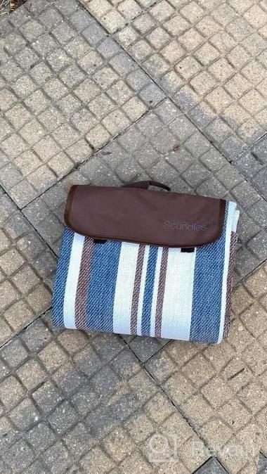 img 1 attached to Stay Cozy And Dry With The Extra Large Outdoor Picnic Blanket: Waterproof, Sandproof And Dual-Layered - Perfect For Beach Trips And Camping! review by Jason Martinez