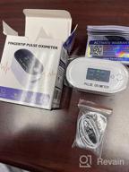 img 1 attached to FACEIL Digital Pulse Oximeter Fingertip Blood Oxygen Saturation Monitor With LED Display, Fast Spo2 Level Reading Heart Rate And Perfusion Index - Includes Lanyard & Batteries review by Patrick Bacho