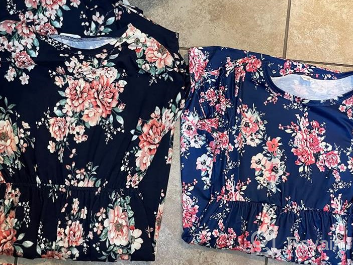 img 1 attached to Adorable Floral Casual Sleeve Dresses for Stylish Toddlers – Shop Girls' Clothing in Dresses now! review by Sara Cassidy