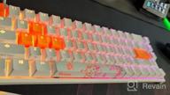 img 1 attached to Ducky One 2 SF Mechanical Keyboard - Pure White RGB LED, 65%, Silent Red Cherry MX Switches, Premium Double Shot PBT Keycaps review by Johnny Price