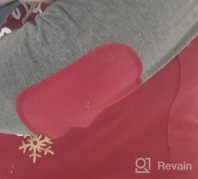 img 6 attached to Baby It'S Cold Outside Snowflake Graphic Christmas Shirt Женские топы с длинными рукавами и нашивками на локтях Футболки реглан