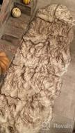 img 1 attached to Add Cozy, Faux Fur Flair To Your Home With Phantoscope'S Beige Anti-Skid Rug - Perfect For Both Adults And Kids! review by Kanwar Mix