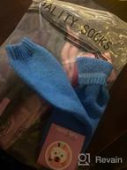 img 1 attached to Warm and Cozy: MOGGEI Kids Wool Socks for Toddlers - 6 Pairs, Perfect Winter Gift! review by Travis Karren